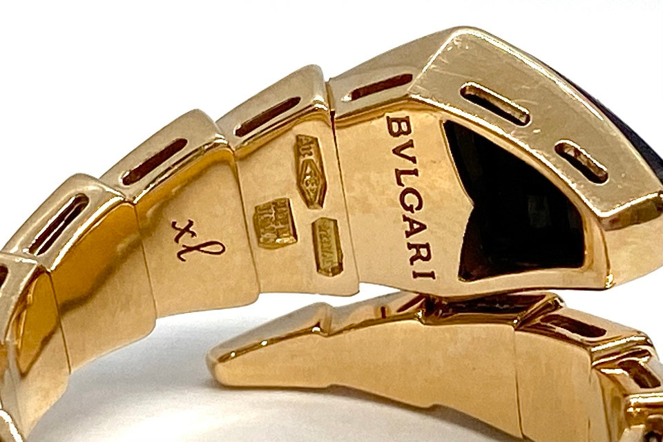 BVLGARI 【ブルガリ】K18PGブラックオニキス ダイヤモンドリング (NO