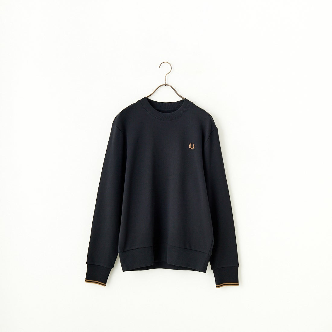 FRED PERRY [フレッドペリー] ワンポイント刺繍 クルーネック