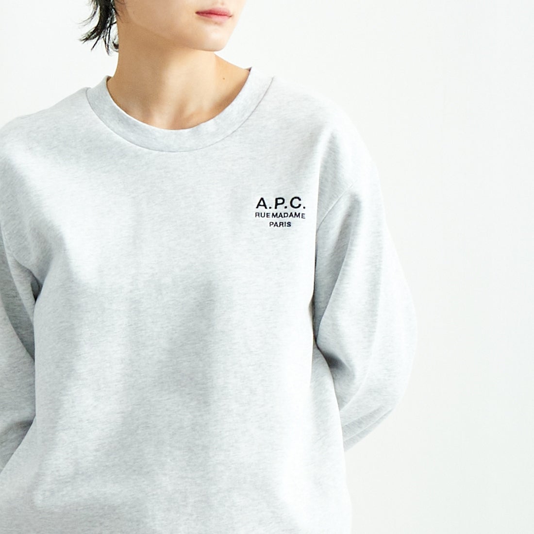 A.P.C. [アー・ペー・セー] ロゴ刺繍スウェット [RUE-MADAME