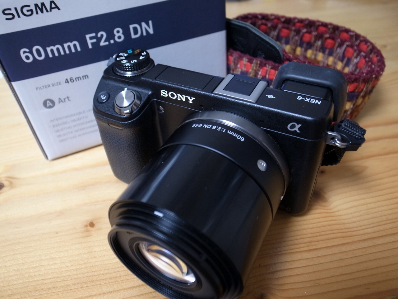 初めてのEマウントレンズ購入は SIGMA 60mm F2.8 DN |