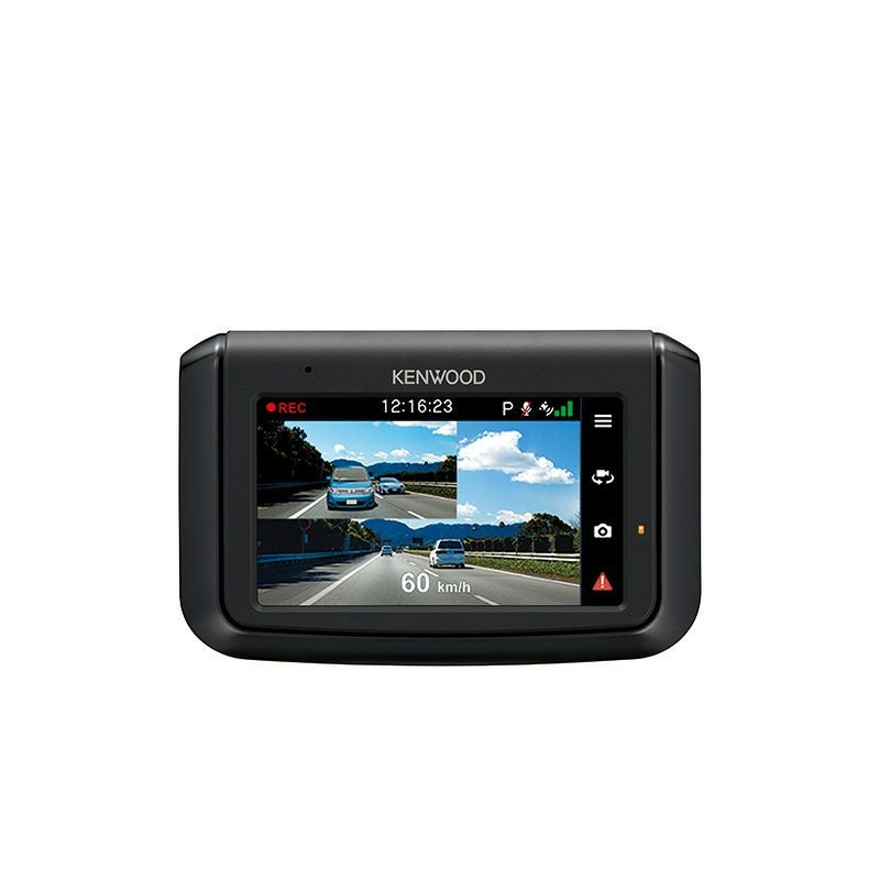 前後撮影対応 2カメラドライブレコーダー DRV-G50W 日本製 製品3年保証