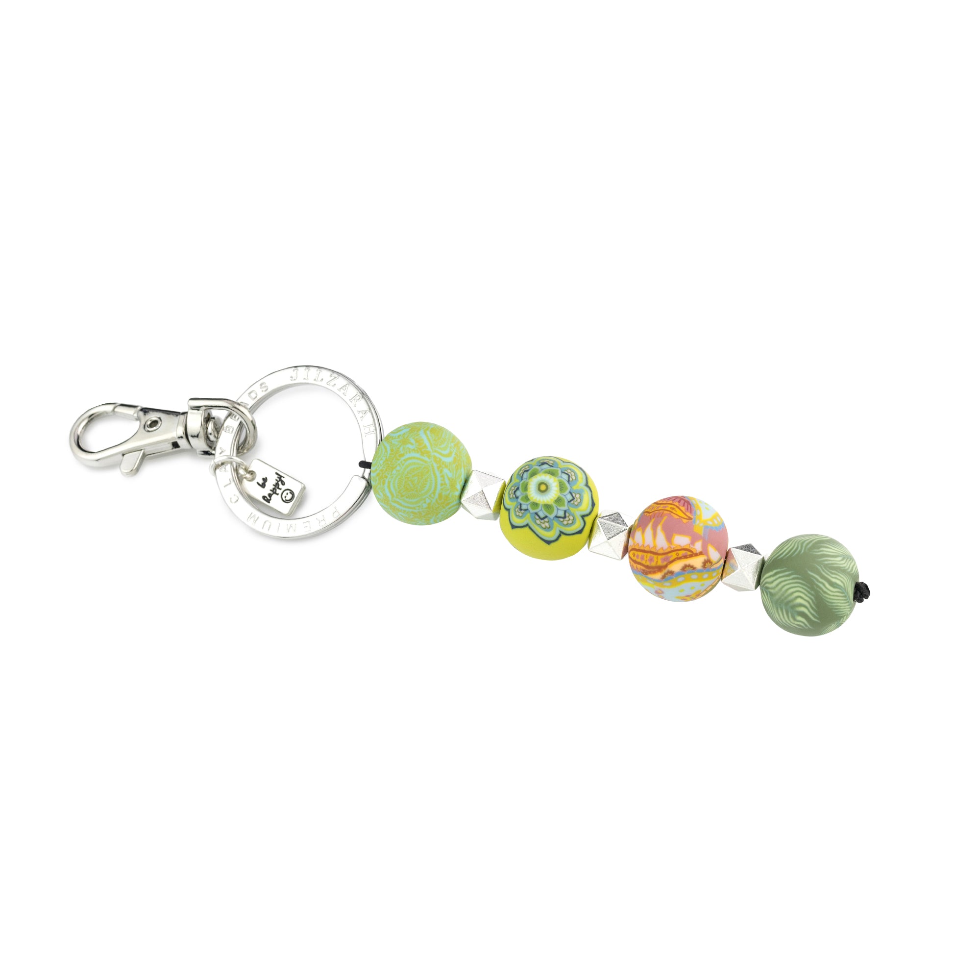 Green Fern 4-Ball Keychain - JILZARAH