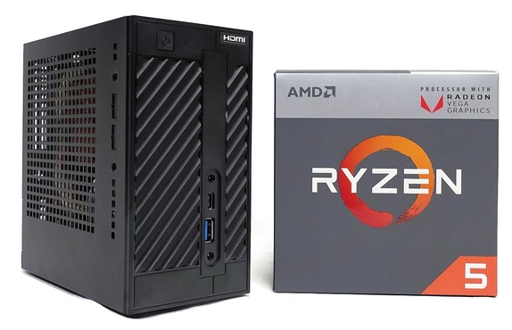 ASRock DeskMini A300」をレビュー。Ryzen 5 2400G＆メモリ周波数