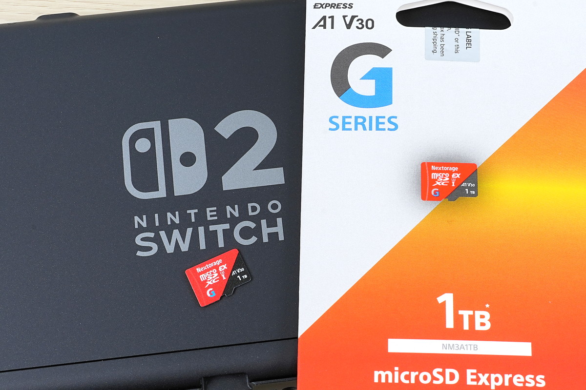 Switch2増設】 Nextorage microSD Express 1TBをレビュー。Vlog