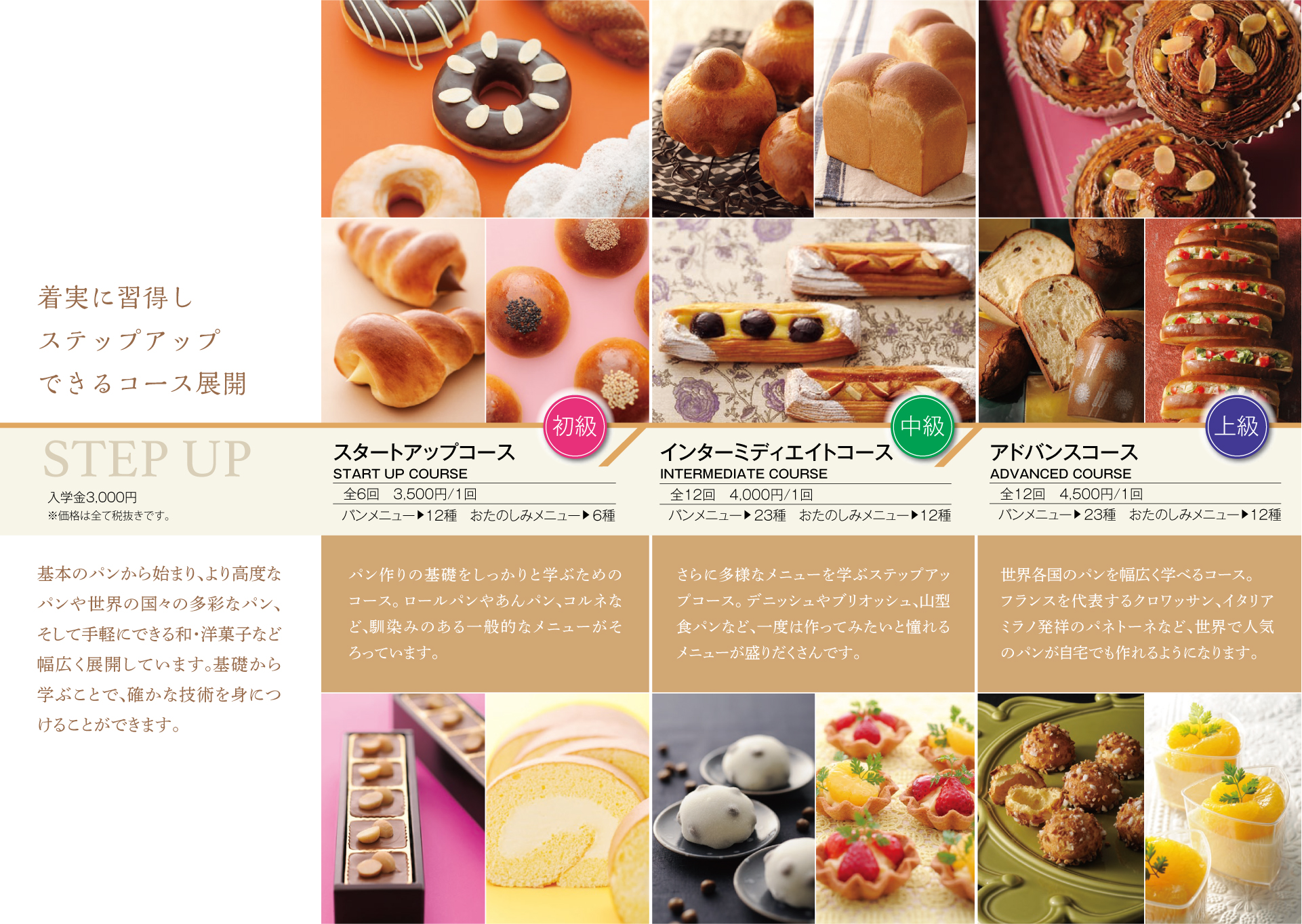 コース紹介│JAPAN HOME BAKING SCHOOL