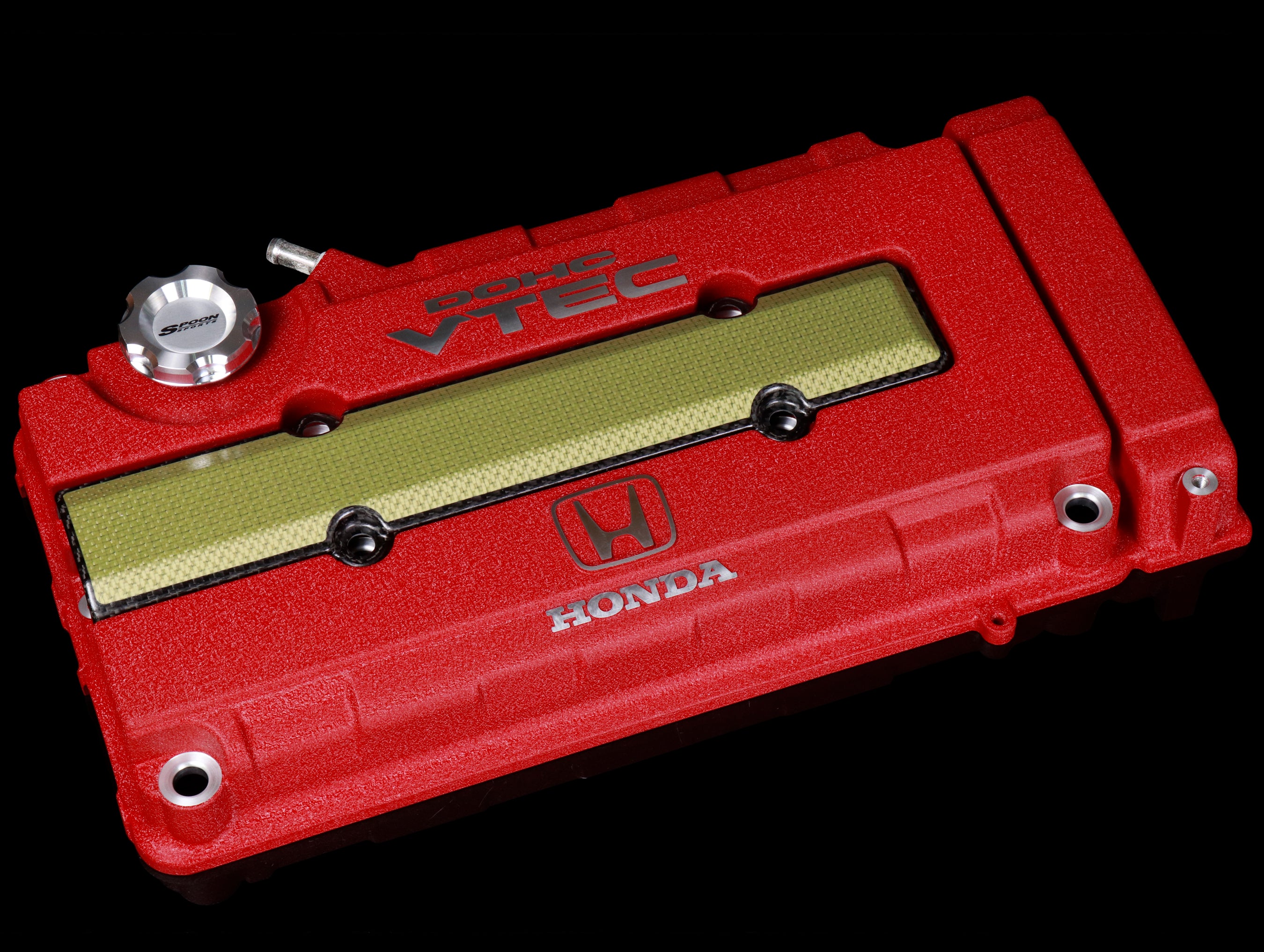 Spoon Sports Carbon Kevlar Plug Cover - B16A / B18C - JHPUSA