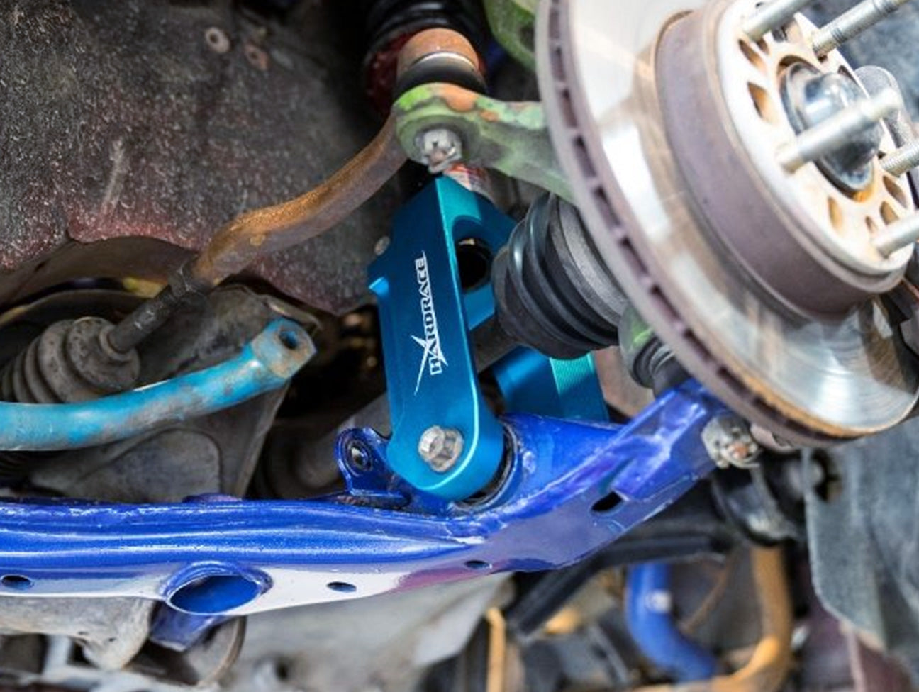 Hardrace Shortened Front Drop Forks - 99-00 Civic Si - JHPUSA