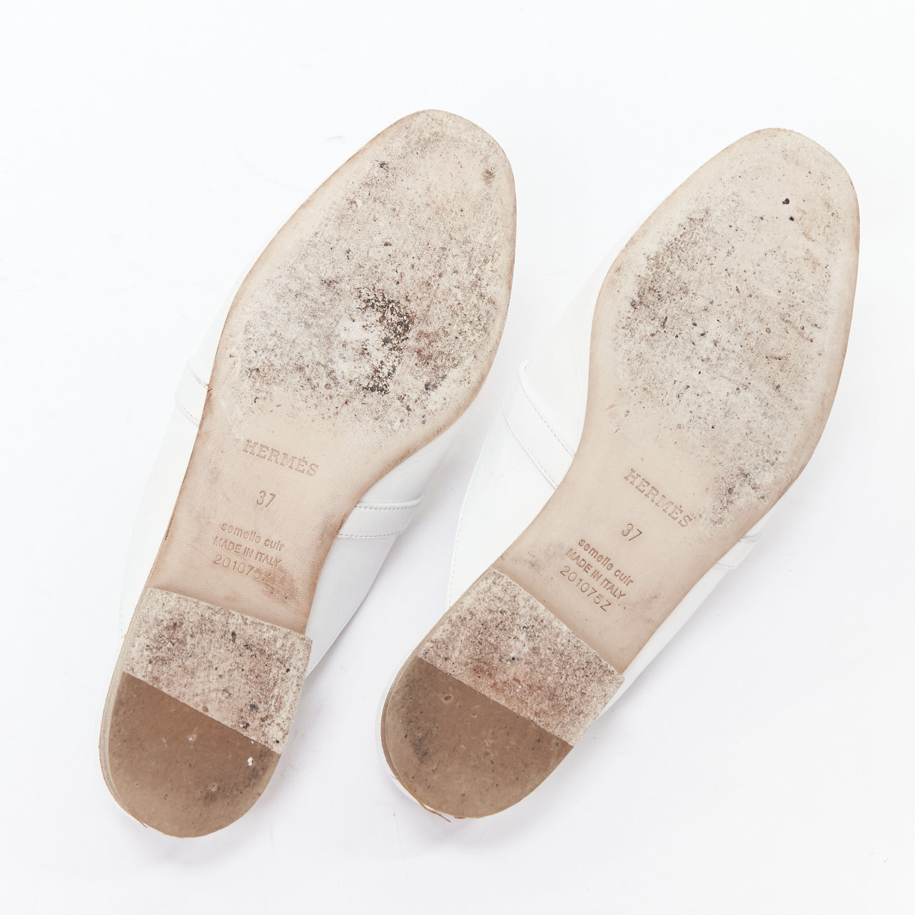 Hermes - White Women Work Shoes | JHROP Preloved Luxury