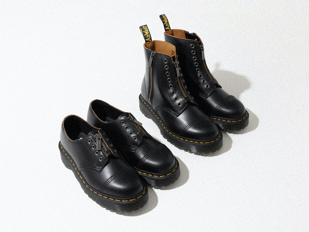 マーチンブーツ新作! 洗練された雰囲気のフロントジップが登場