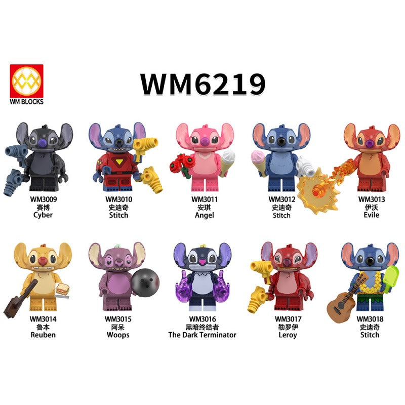 WM6219 Lilo & Stitch series Stitch Minifigures – Joy Bricks