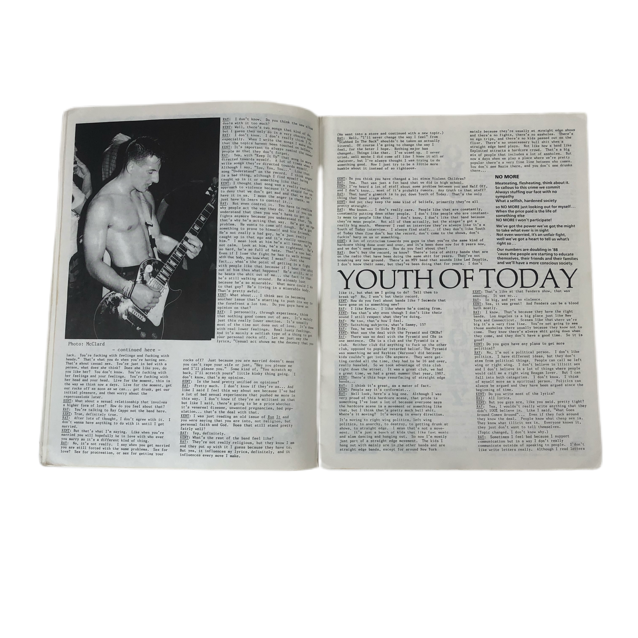 Vintage No Answers Fanzine 