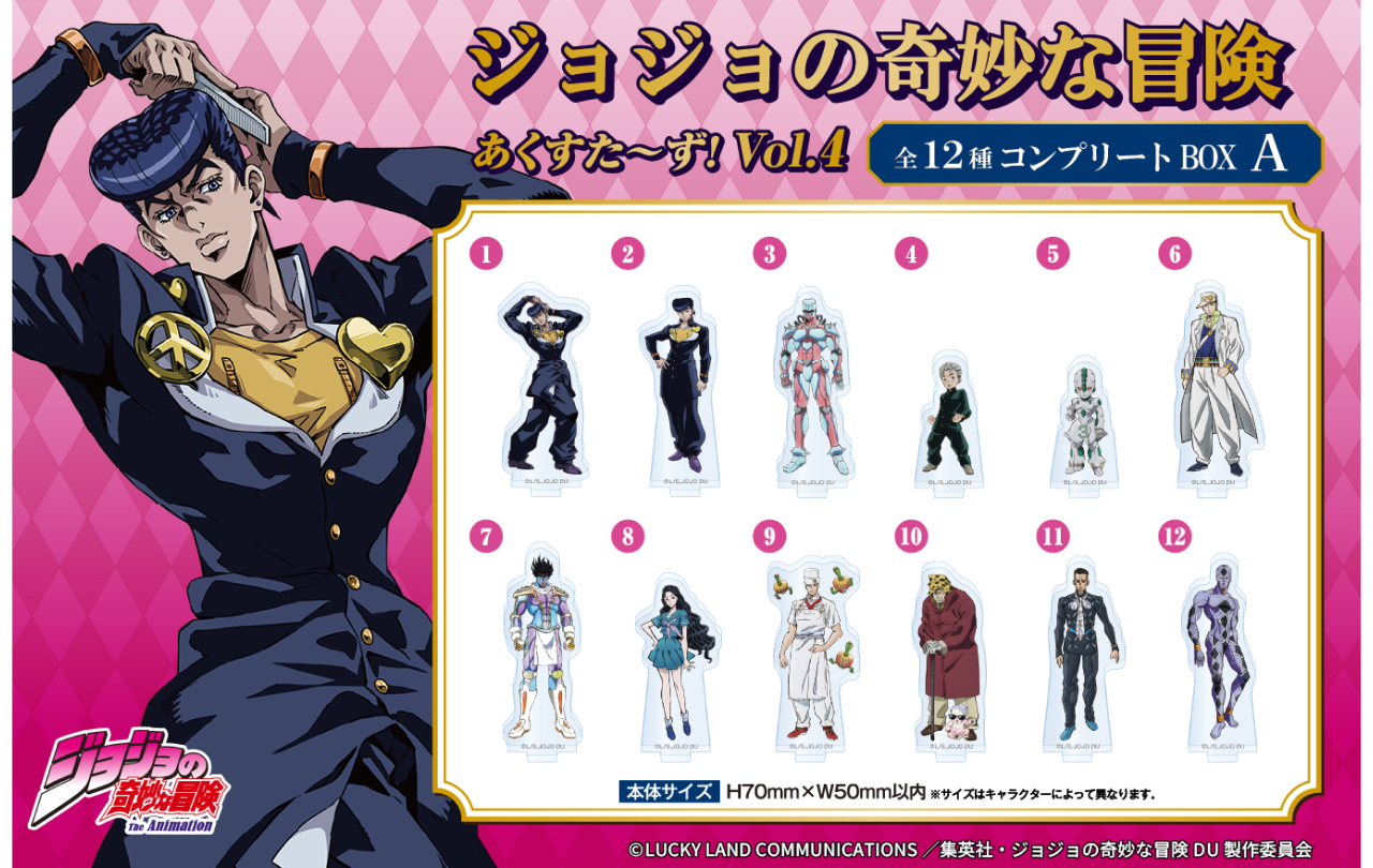 ジョジョの奇妙な冒険 あくすた～ず！ 第4弾コンプリートBOX | GOODS