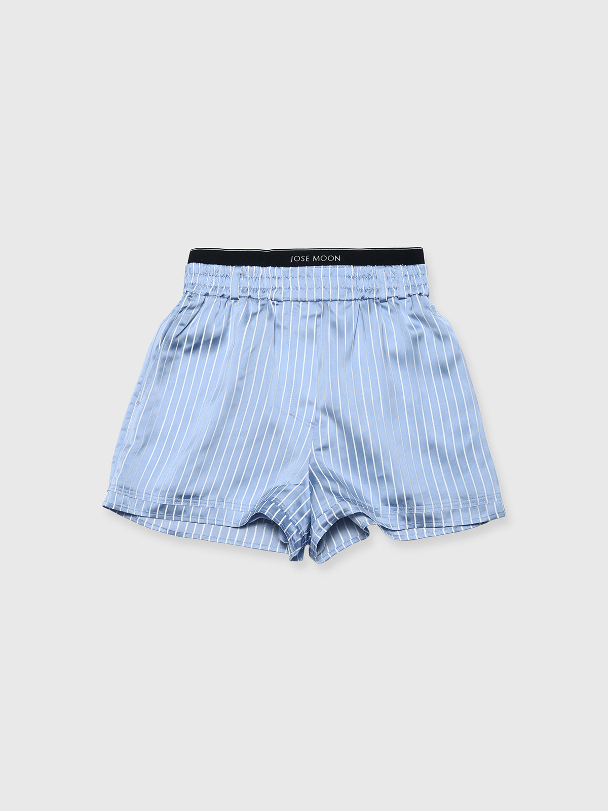JOSEMOON SATIN STRIPE SHORT PANTS