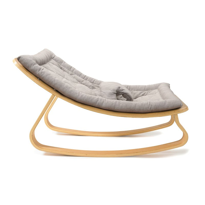 Levo Baby Rocker Beech/Sweet Grey - Charlie Crane on Jourès Canada