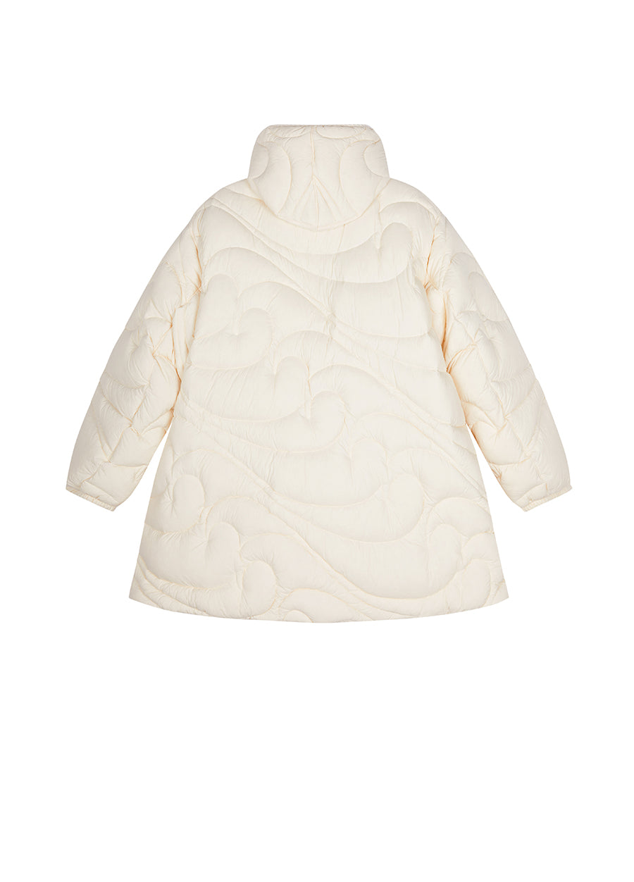 Coat / JNBY Mid-length Hooded Nylon Down Coat – JNBYPLUS