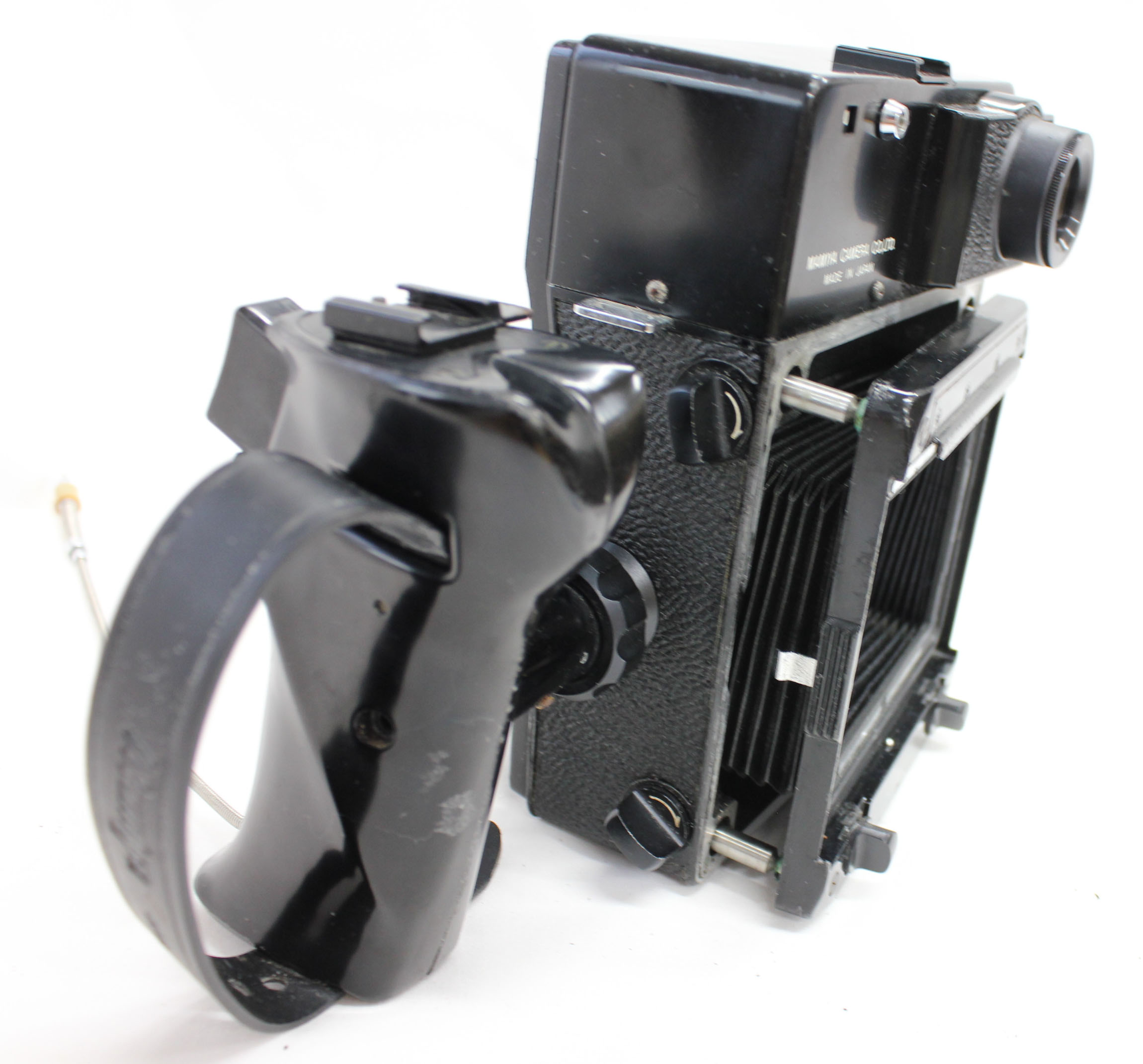 Mamiya Press Super 23 with Mamiya-Sekor 100mm F/3.5, Pint Glass