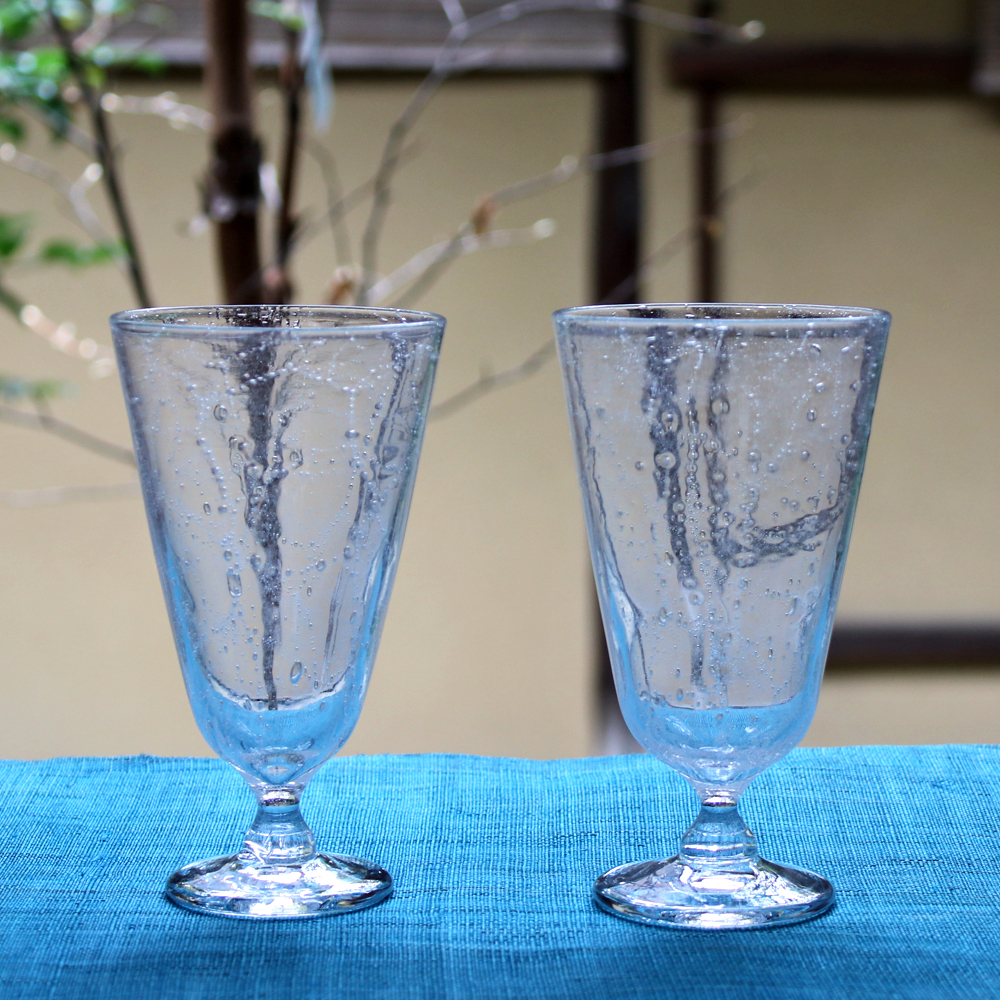 希少品 えむに さんのゴブレット ガラス 希少品 えむに さんの