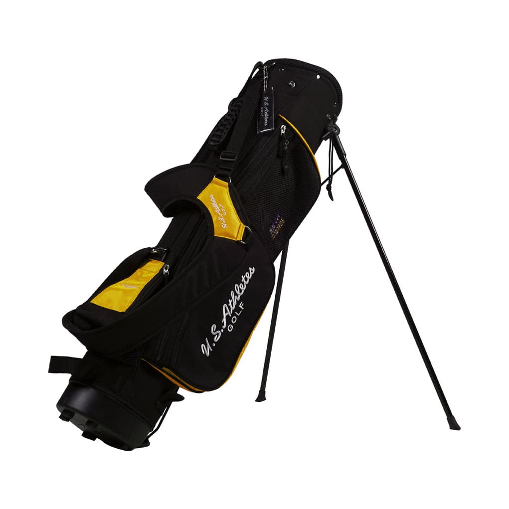 LEXIM キャディバッグ ブラック・ゴールド スタンド付き❗️ LEXIM