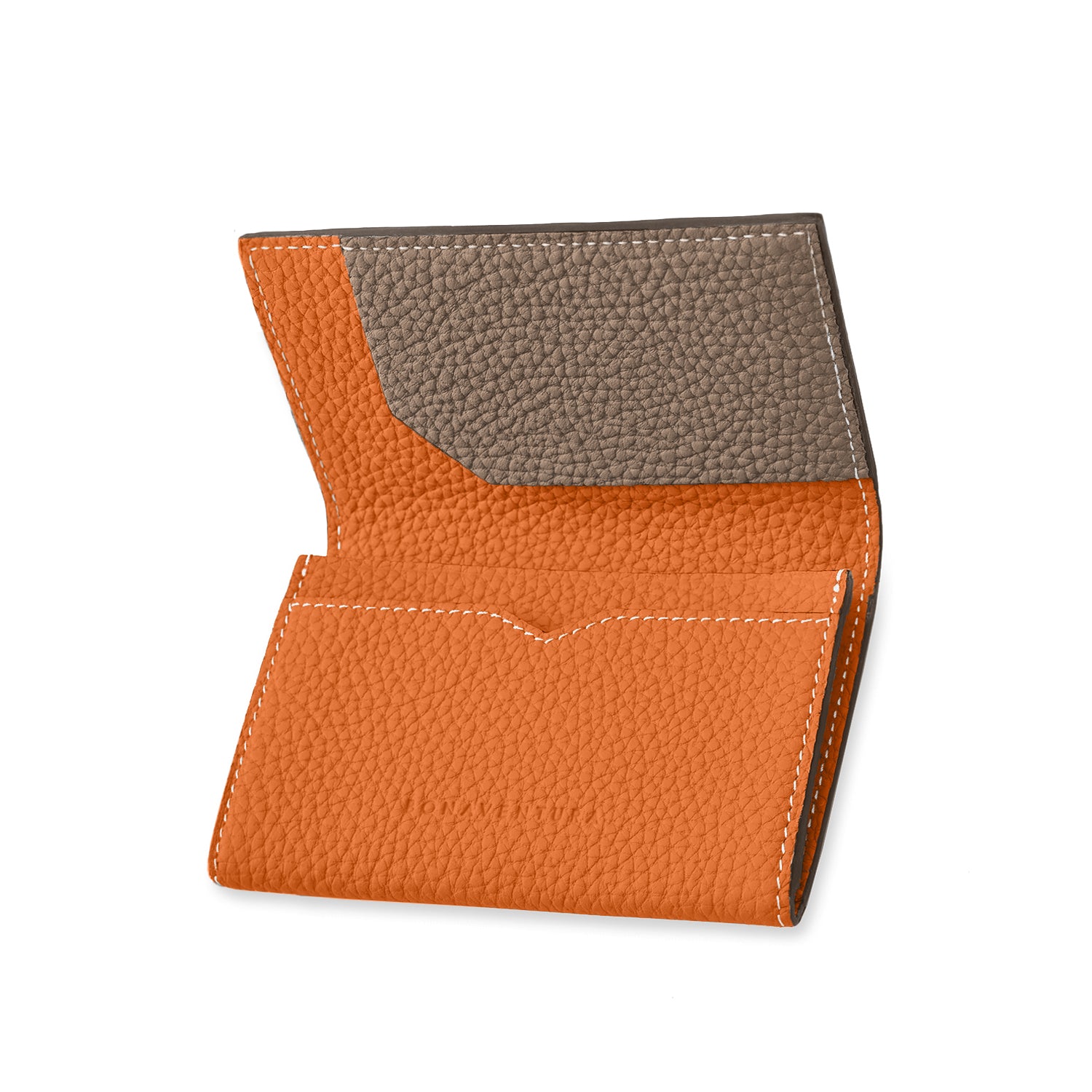 スリーブ付き ビジネスカードケース シュリンクレザー