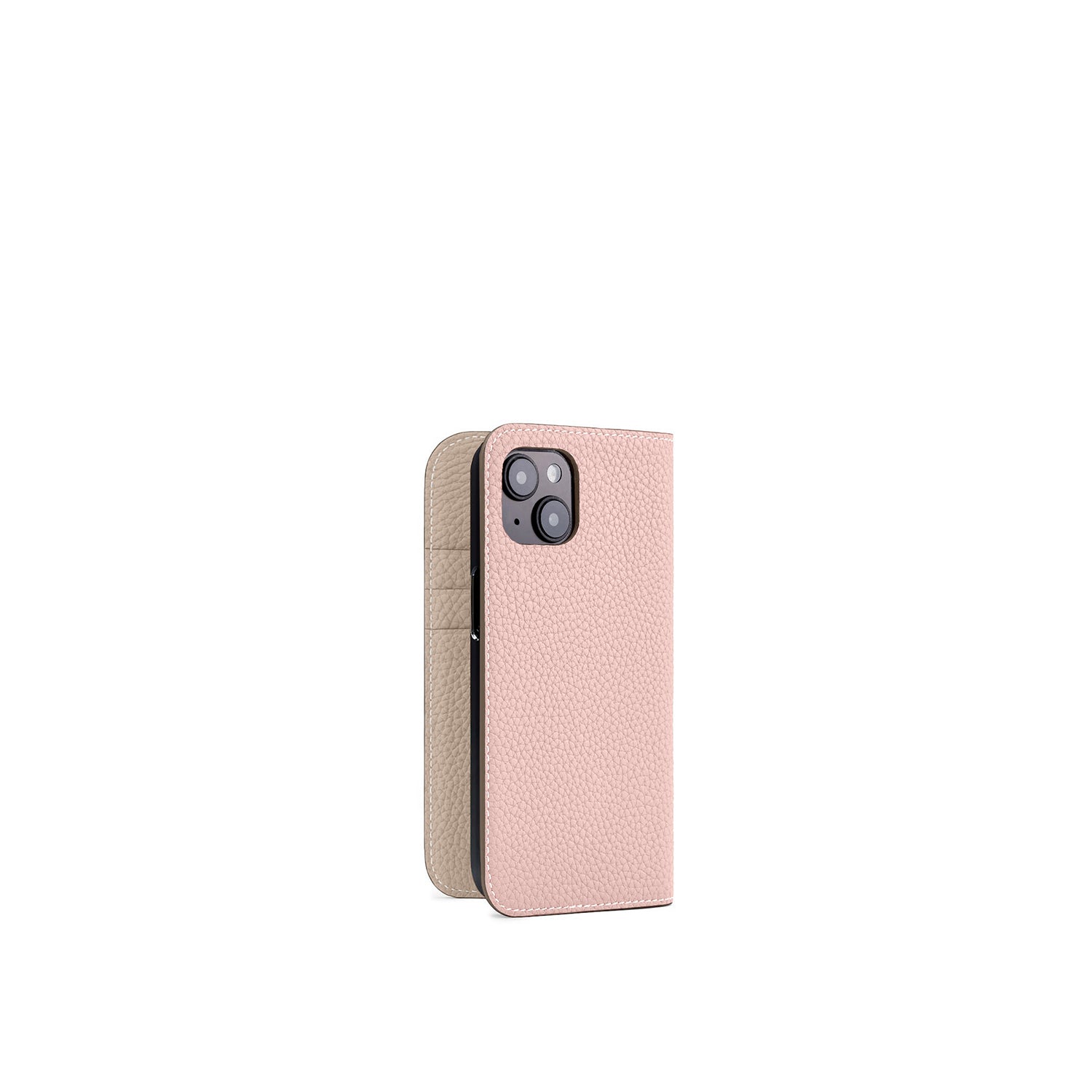 iPhone 15) ダイアリーケース シュリンクレザー