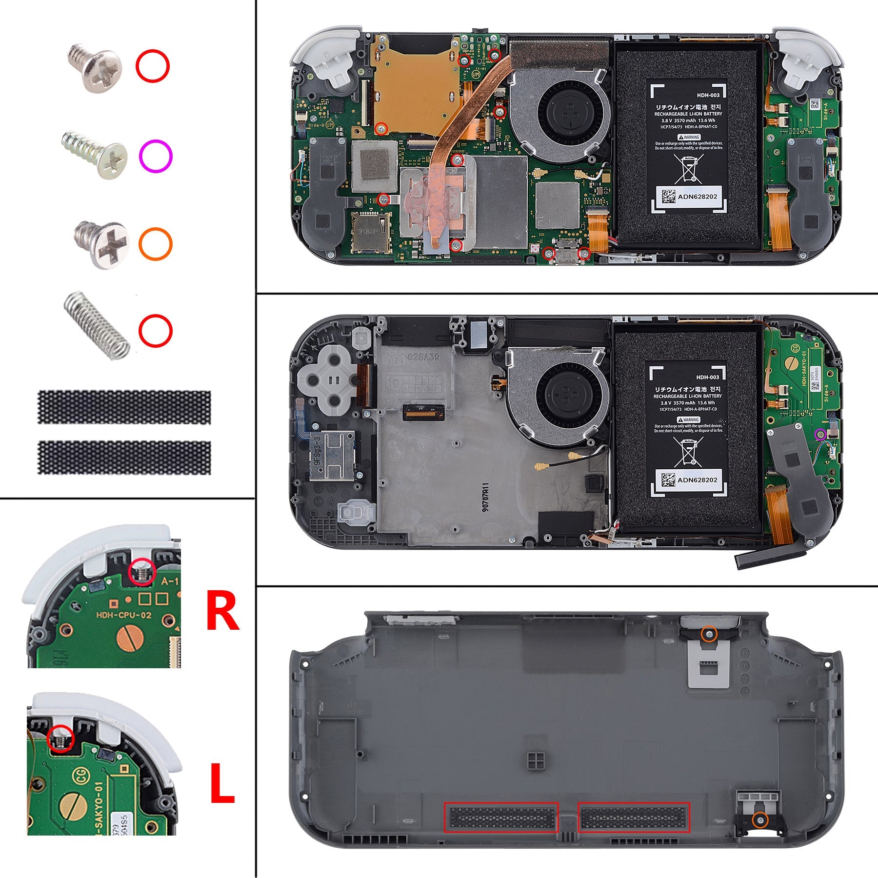 eXtremeRate Nintendo Switch Lite用交換フルセットシェル＆ABXYボタン