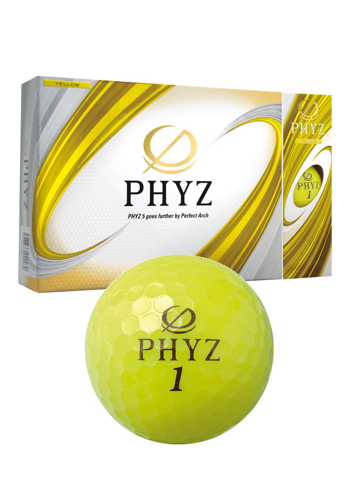 PHYZ 5（イエロー） [1ダース：12個](イエロー): ボール|BRIDGESTONE