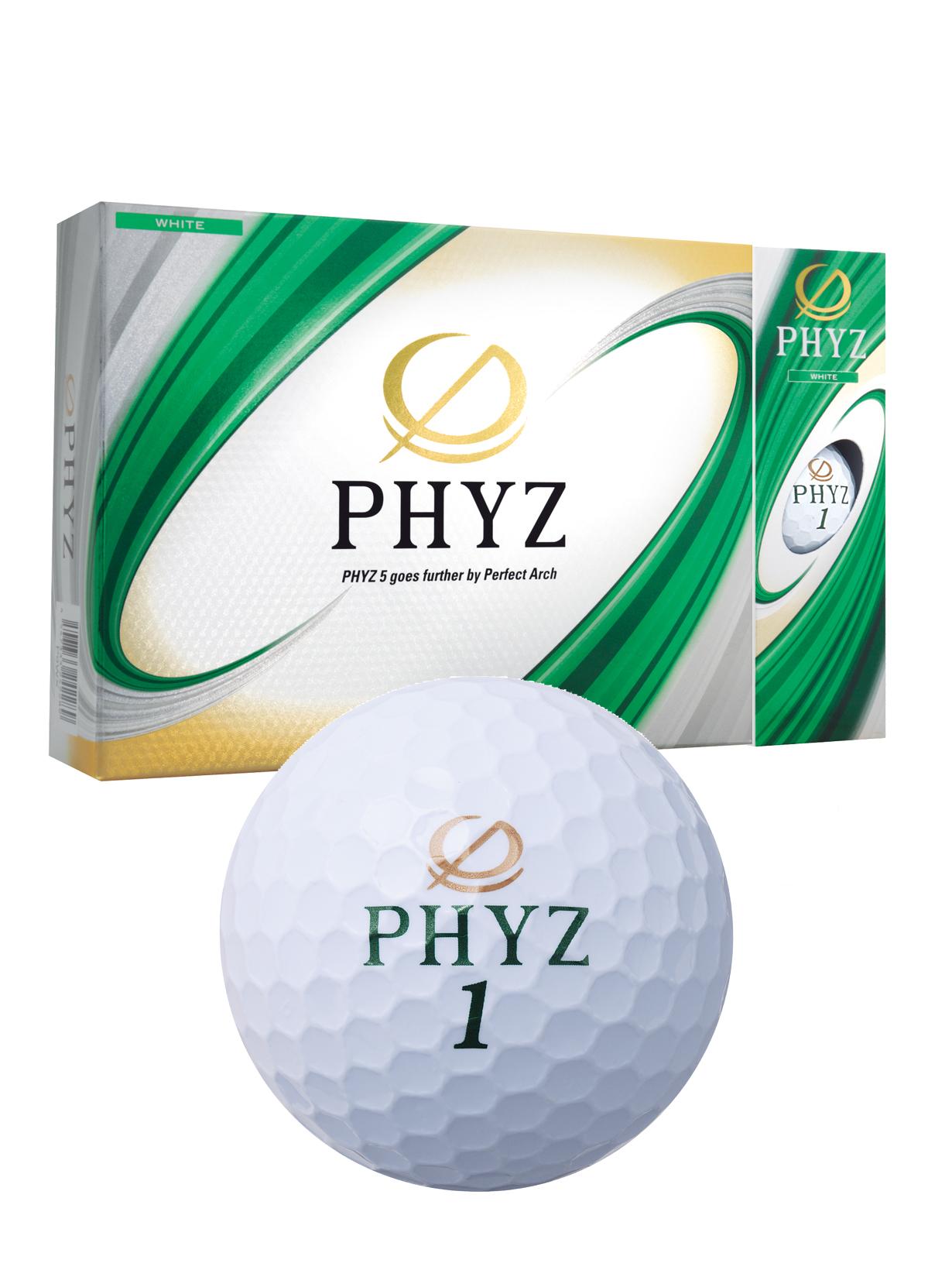 PHYZ 5（ホワイト）[半ダース：6個](ホワイト): ボール|BRIDGESTONE