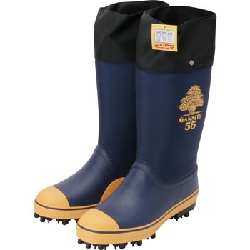 岩礁55 スパイク長靴 WAKO(和光商事) 農業長靴/ガーデニングシューズ