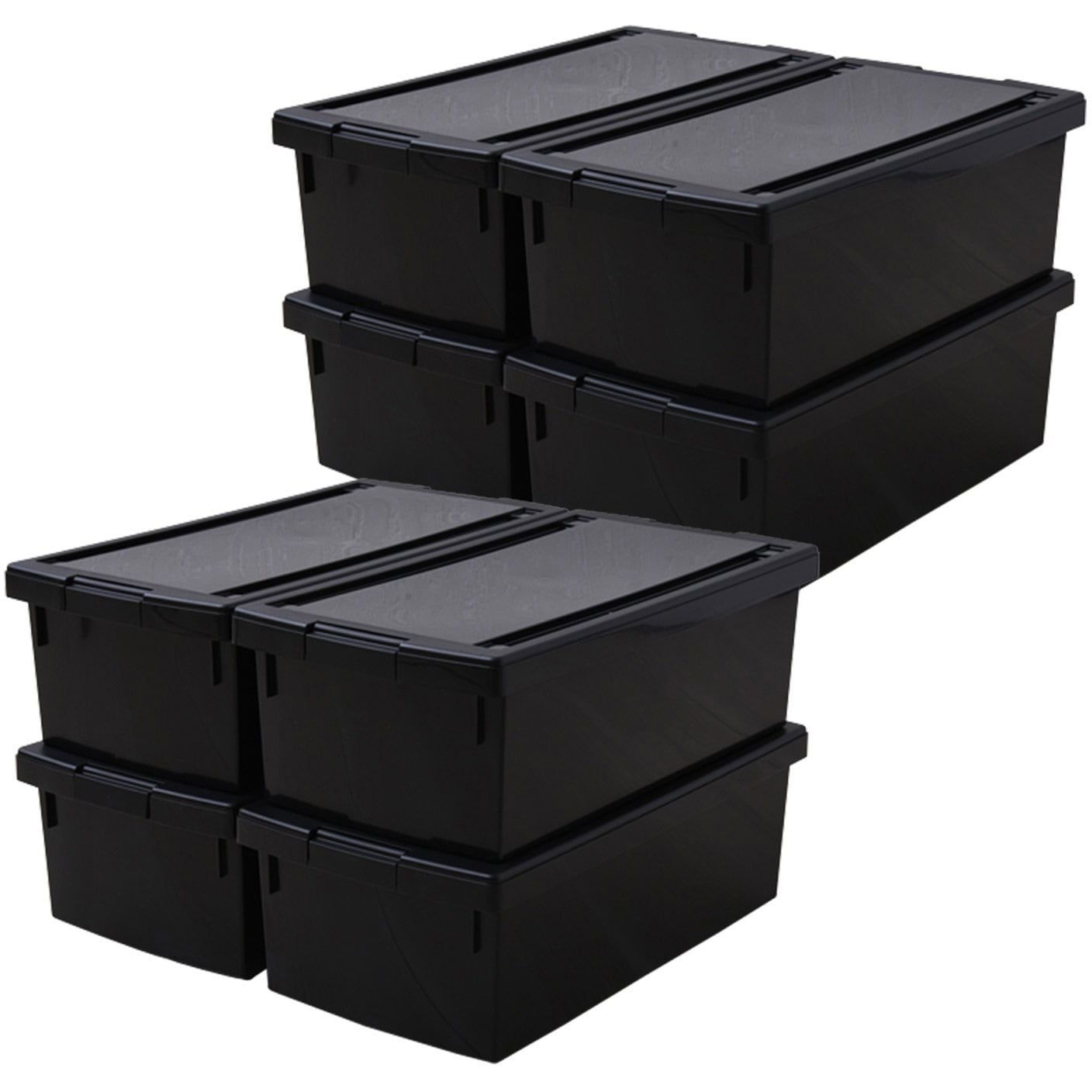 GP-210099 中が透けない コミック収納ボックス フタ付き 1セット(8個