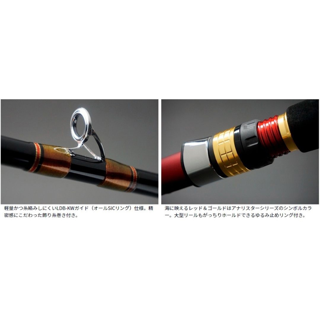205 アナリスター 赤ムツ DAIWA(ダイワ) 継数2本 全長2.05m仕舞107cm