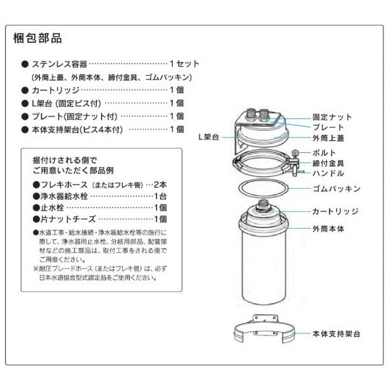 MP02-1 業務用浄水器 1台 三菱ケミカル・クリンスイ 【通販モノタロウ】