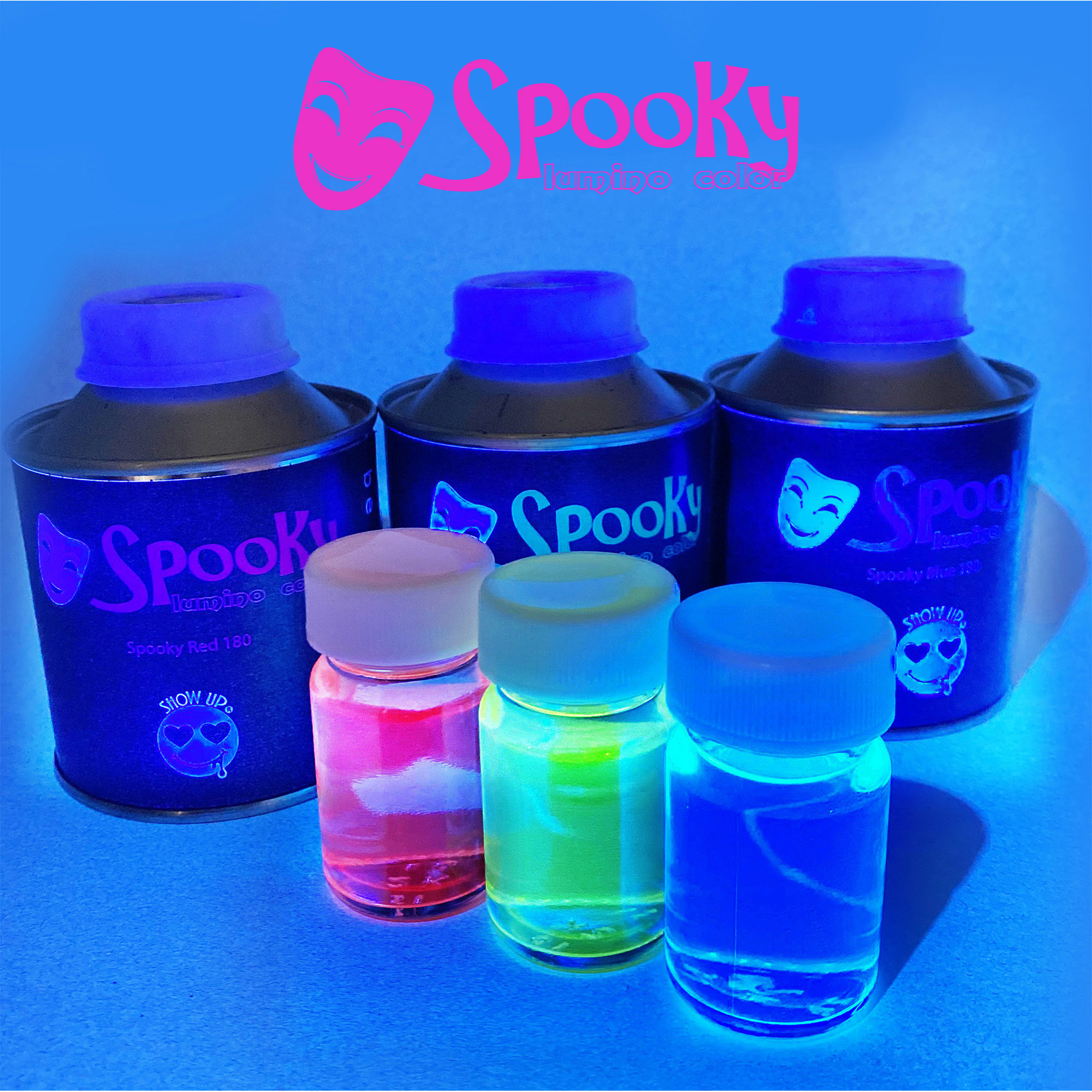 SPR-180 Spooky ルミノカラー SHOW UP レッド色 1本(180g) - 【通販