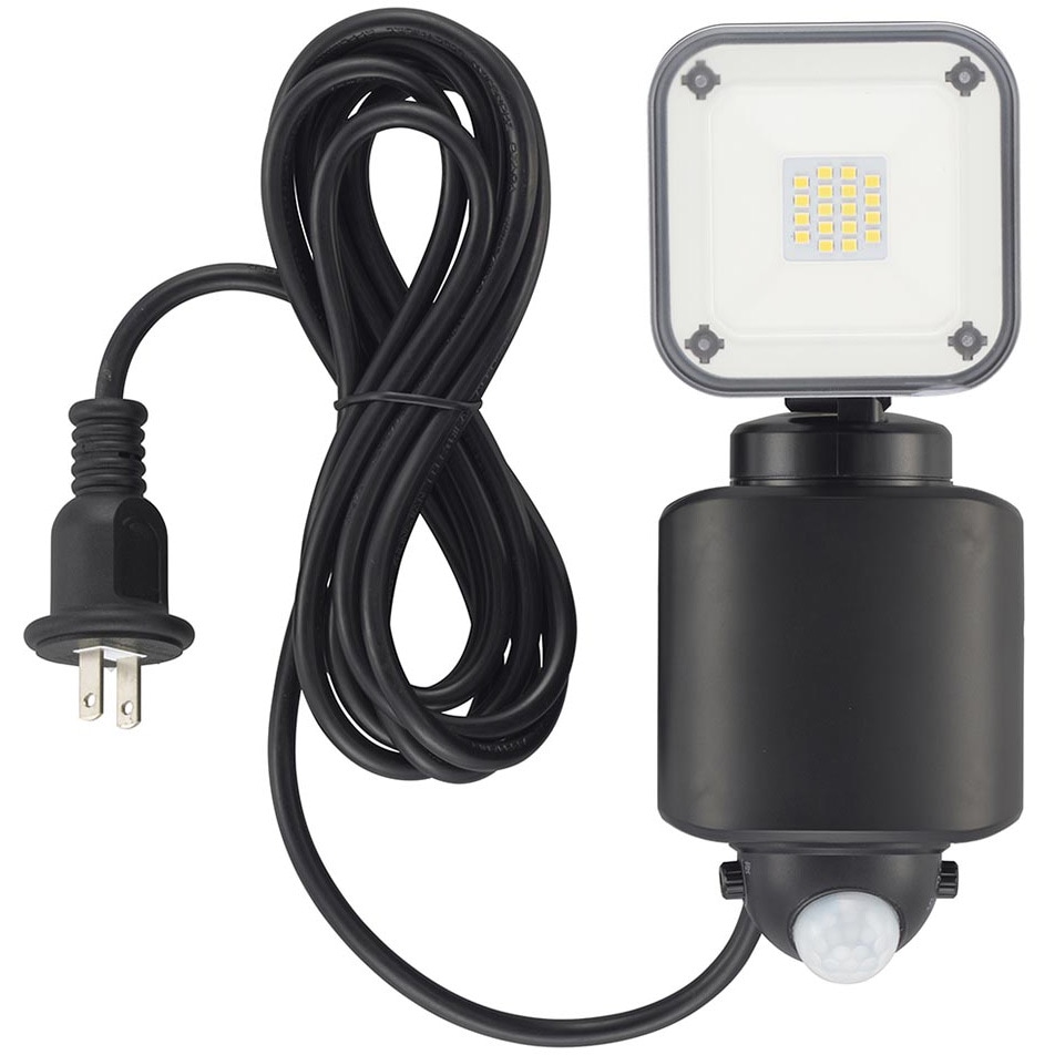 LS-A160W1 防犯センサーライト コンセント式 オーム電機 昼光色LED