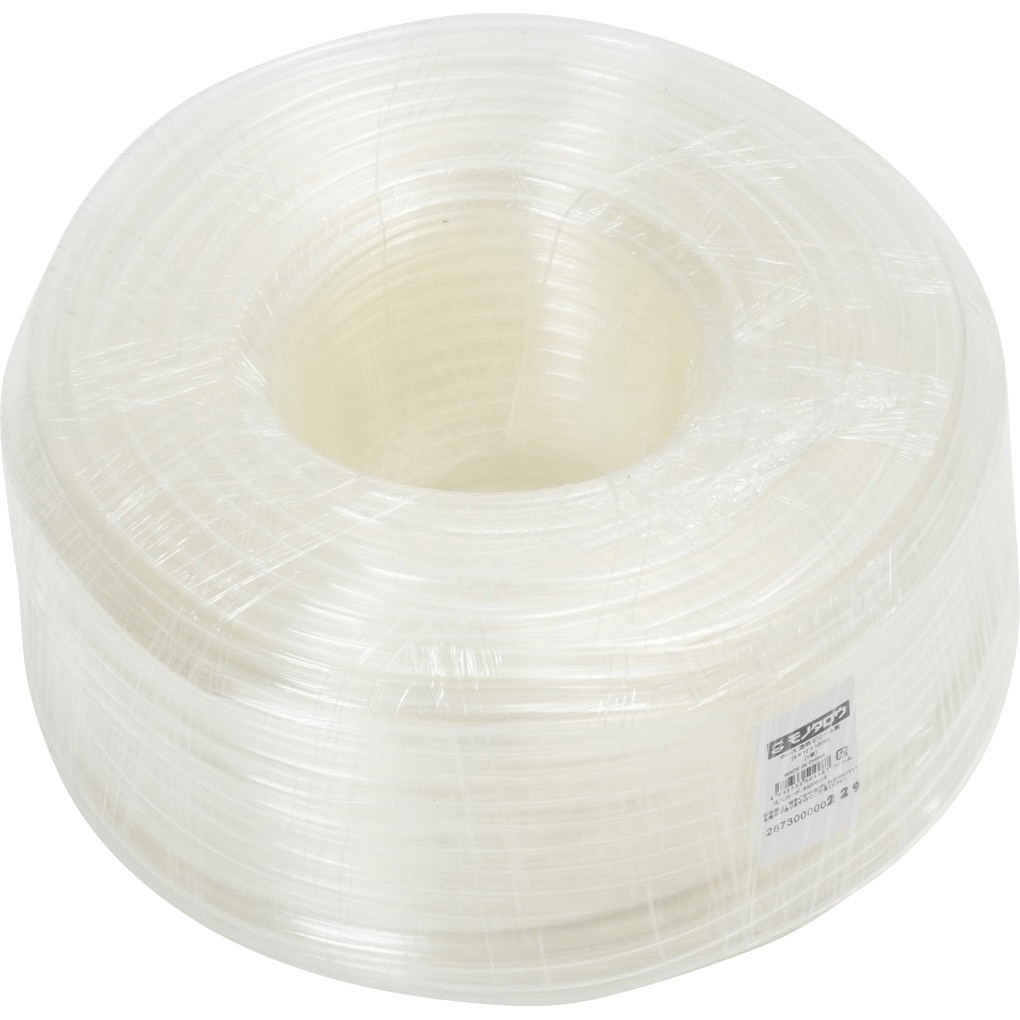 ホース 透明 ビニール製 モノタロウ 耐候 水用 内径9mm外径12mm長さ