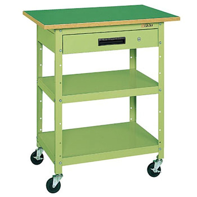 PHR-075A 軽量一人用作業台(耐荷重120kg/キャスター付) 1台 サカエ