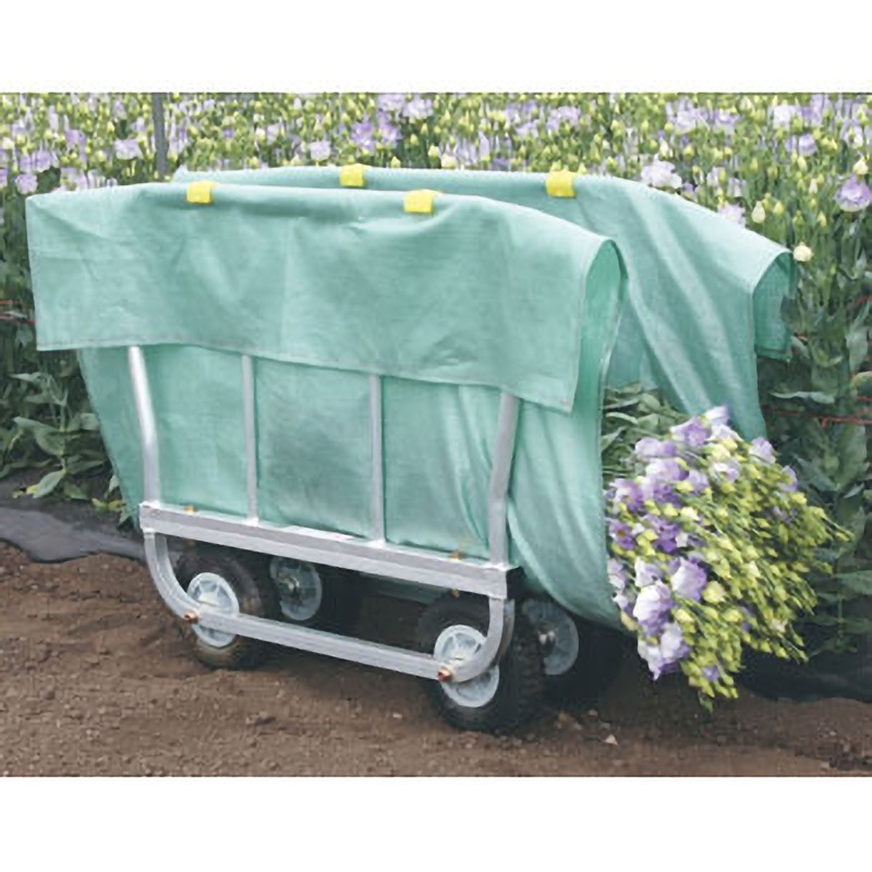 AH-410 はなこ アルミ製側枠開閉式花の収穫台車 1台 HARAX(ハラックス