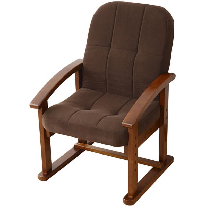 KMZC-55(MBR)6 立ち上がり楽々高座椅子 YAMAZEN(山善) モカブラウン