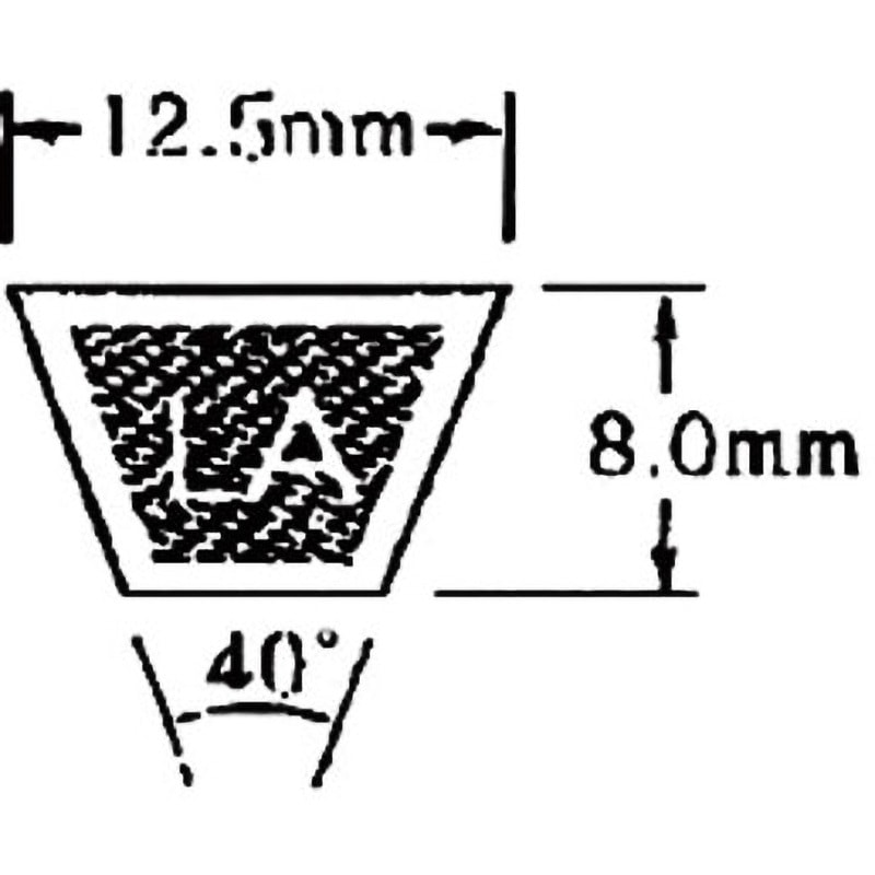 LA45 Vベルト LA形オレンジ 1本 三ツ星ベルト 【通販モノタロウ】