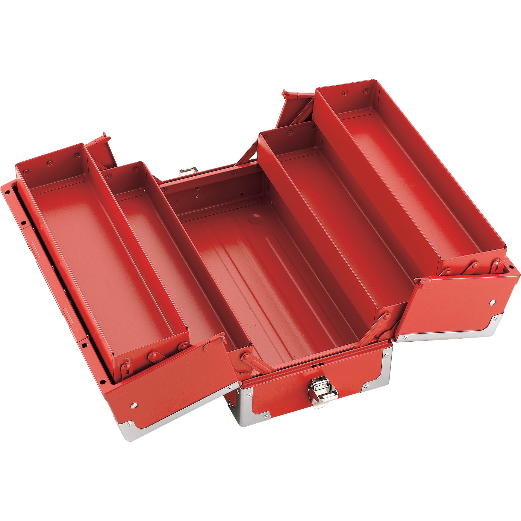 BX331 ツールケース(メタル) V形3段式 1個 TONE(トネ/旧:前田金属工業