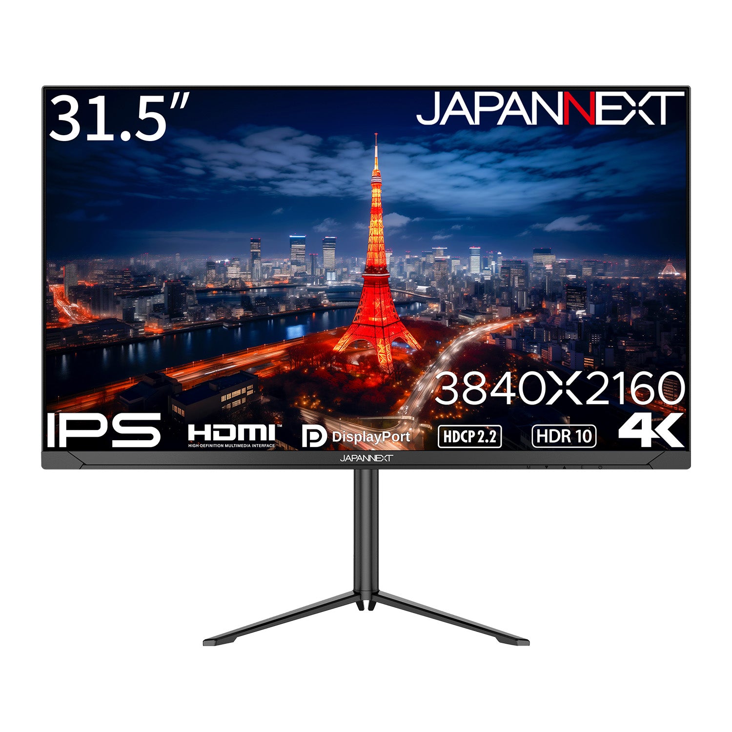 JAPANNEXT 31.5インチ IPSパネル搭載 4K(3840x2160)解像度 液晶