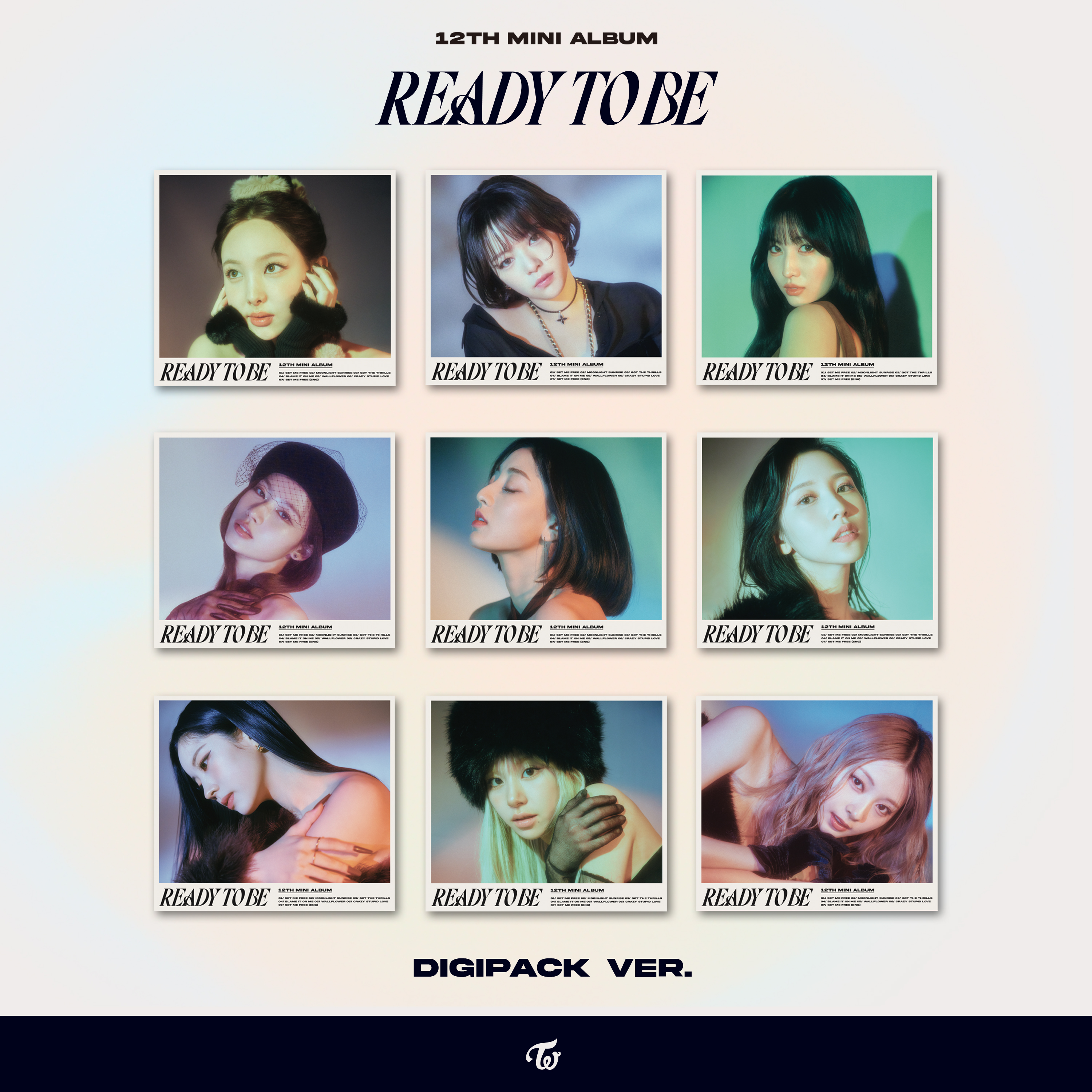 jp.ktown4u.com : TWICE - ミニアルバム 12集 [READY TO BE] (Digipack