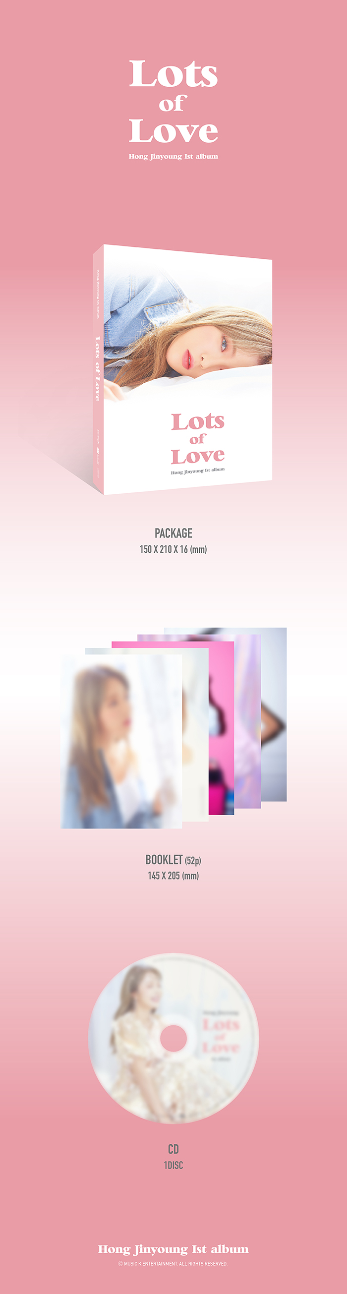 jp.ktown4u.com : Hong Jin Young - 正規アルバム 1集 [Lots of Love]