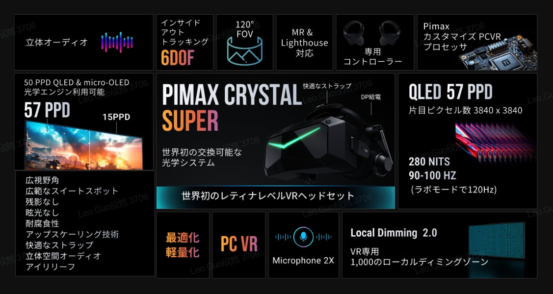 Pimax Crystal Super 8K Micro-OLED(HMD)