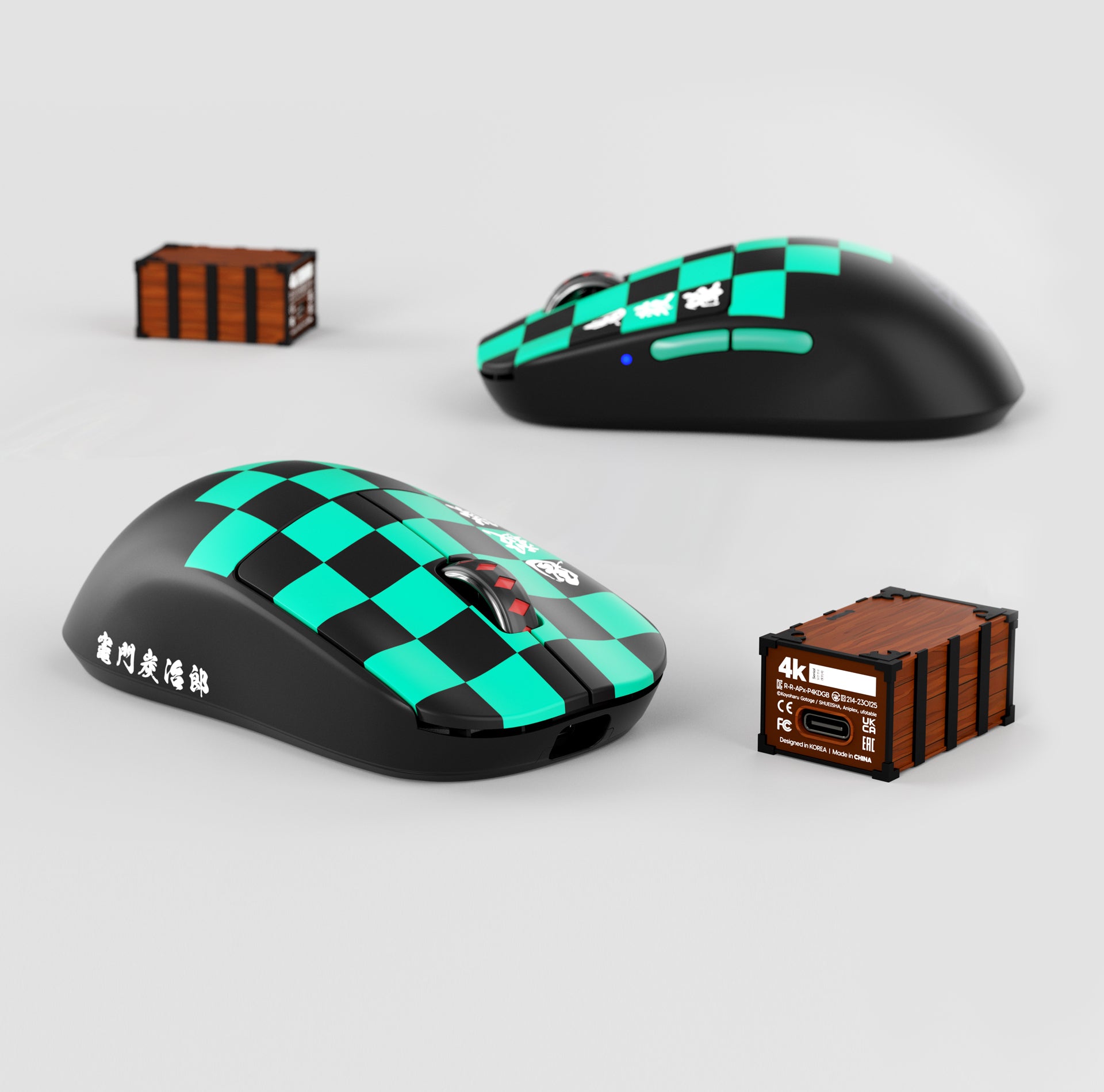 鬼滅の刃] 竈門炭治郎 X2V2 Medium Gaming Mouse 4K Special Pack