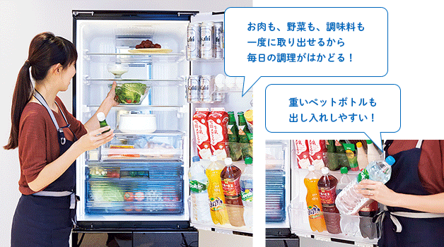 特長 | SJ-GT42C | 冷蔵庫トップ：シャープ