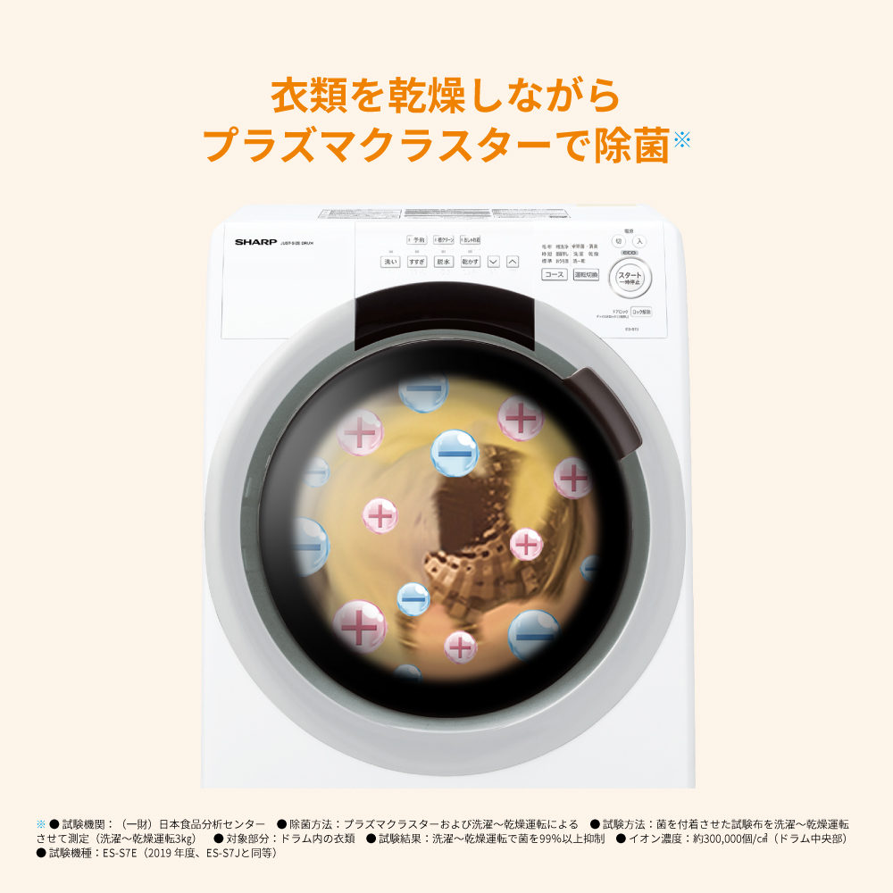 ES-S7J | 洗濯機：シャープ