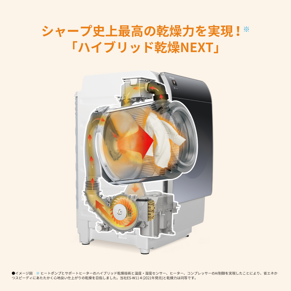 ES-X11A｜洗濯機：シャープ