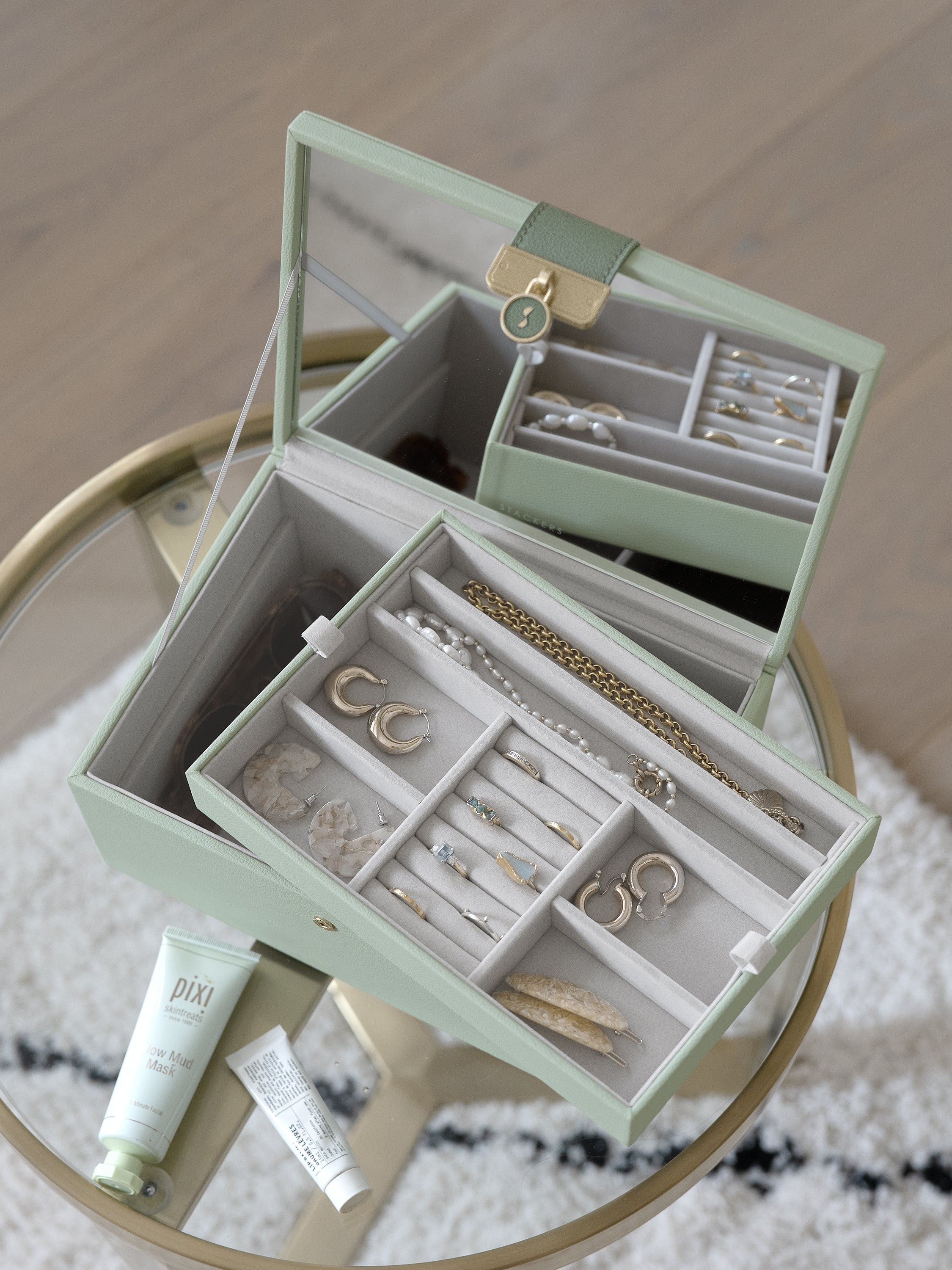 ラグジュアリークラシック ボックス セージグリーン – STACKERS LONDON