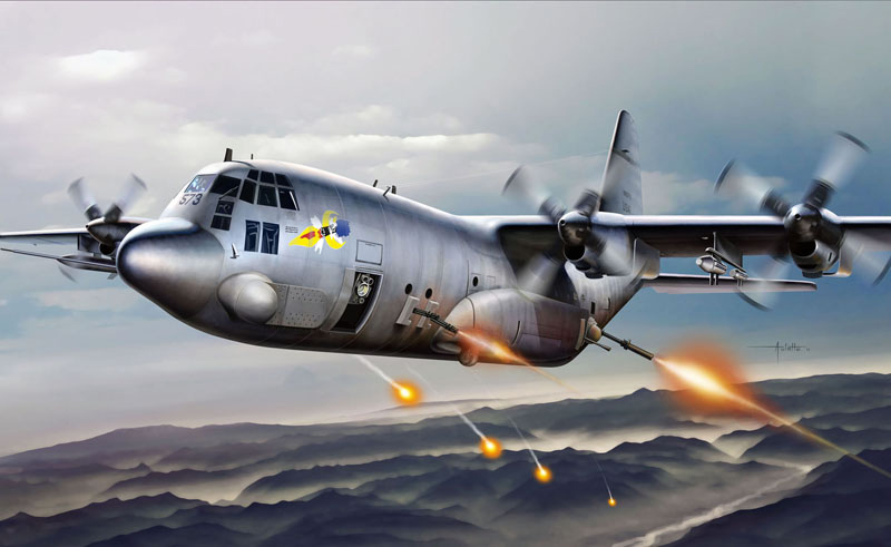 Lockheed AC 130H Spectre Italeri 1310