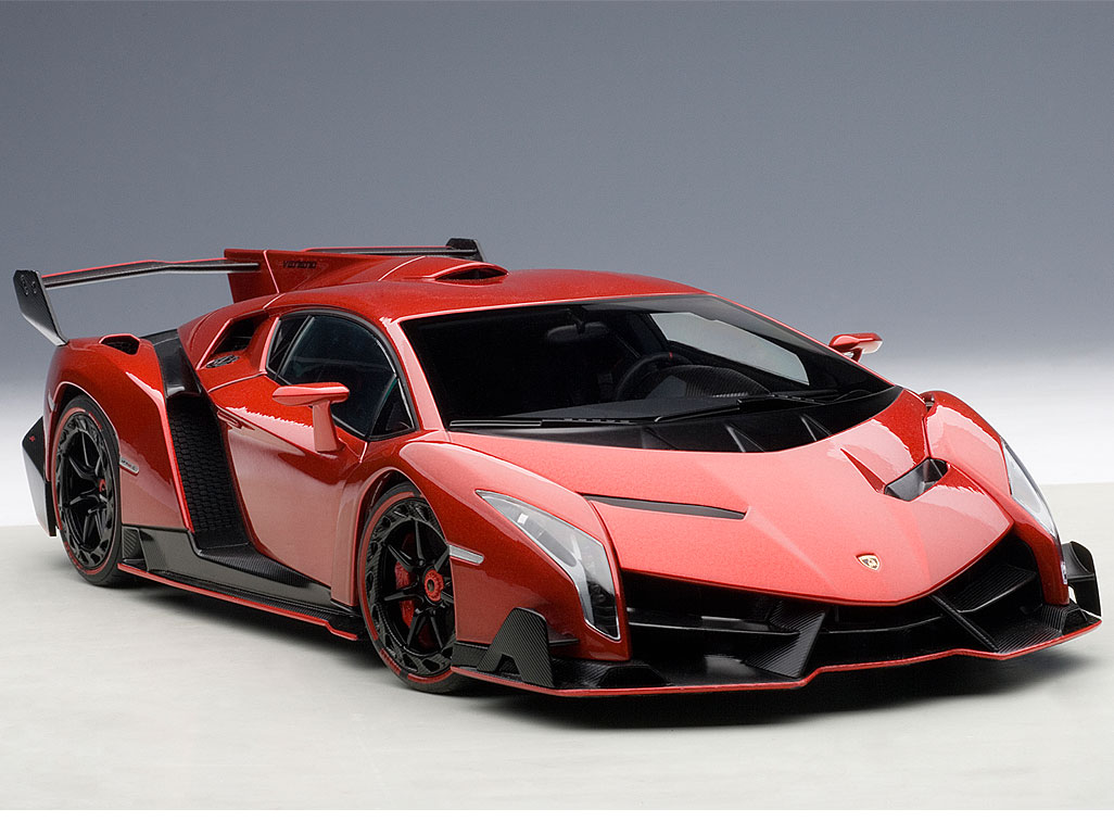 Lamborghini Veneno 2013 (red) - ダイキャストモデル - AutoArt 74508